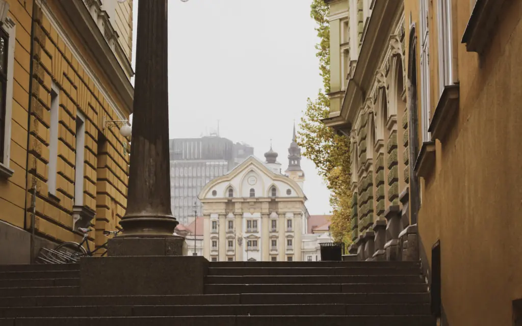 stairs leading to a building