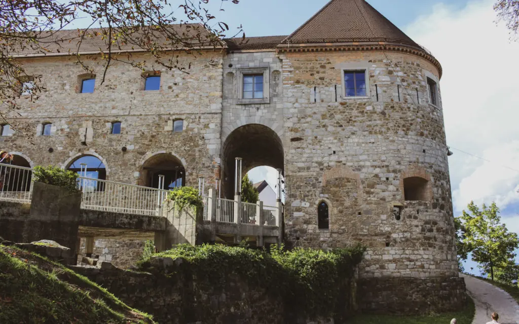 side view of Ljubljana Castle