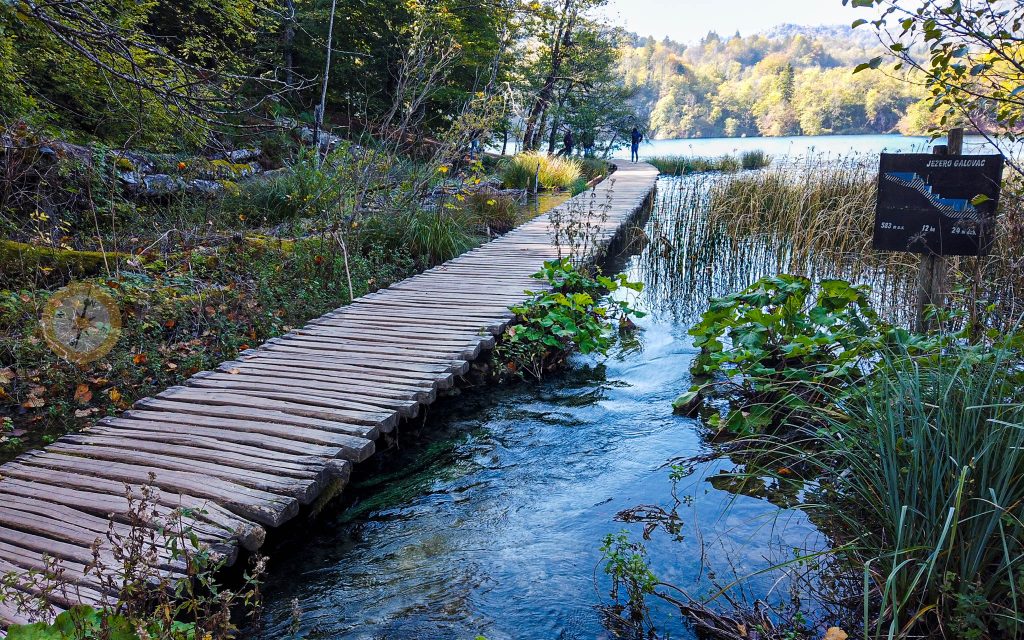 Plitvice Lakes in winter 